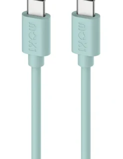 Moki USB-C to USB-C Syn Charge Cable 1m Acc-Sccmpg in Pastel Green