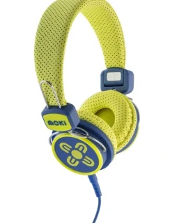 Moki Yellow/Blue Kids Safe Volume Limited Headphones
