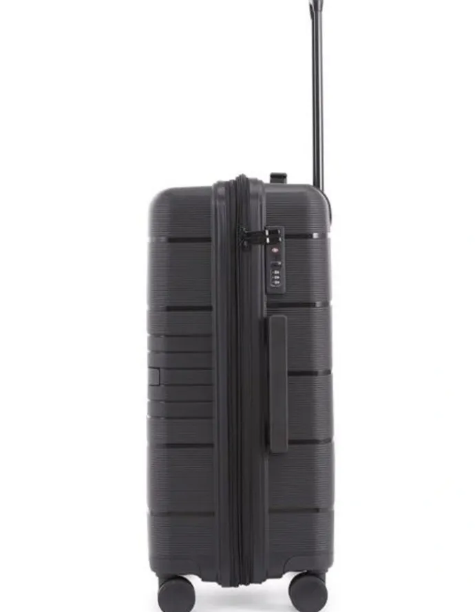 Monsac Atmosphere 65cm Hardside Suitcase MM1105-M-A in Black