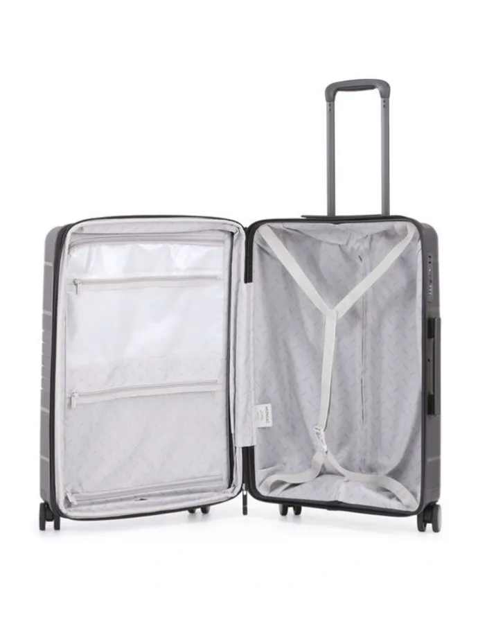 Monsac Atmosphere 65cm Hardside Suitcase MM1105-M-A in Black