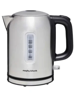Morphy Richards Equip 1L Jug Kettle MREK1SS in Silver