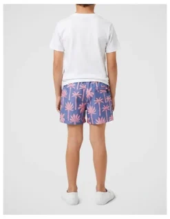 Mosmann Boy's Swim Shorts in Palm Dreams Jr.