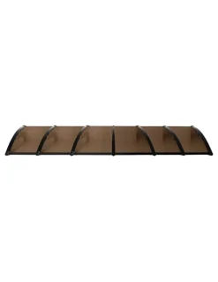 Mountview Window Door Awning Canopy 1x6M in Black