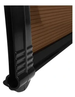 Mountview Window Door Awning Canopy 1x6M in Black