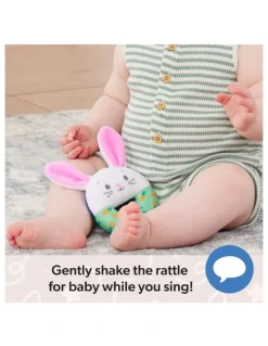 Ms. Rachel Hop Little Bunnies Soft Rattle