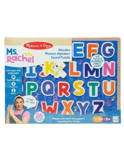 Ms. Rachel Wooden Phonics Alphabet Sound Puzzle 24 Piece