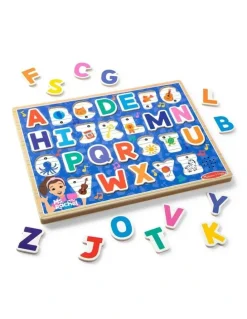 Ms. Rachel Wooden Phonics Alphabet Sound Puzzle 24 Piece