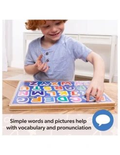 Ms. Rachel Wooden Phonics Alphabet Sound Puzzle 24 Piece