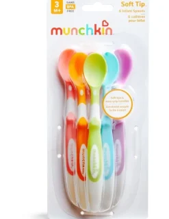 Munchkin Munchkin Soft-Tip Infant Spoons - 6Pk