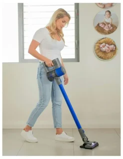 MyGenie Fusion 3-In-1 Cordless Stick Mop Vacuum in Blue