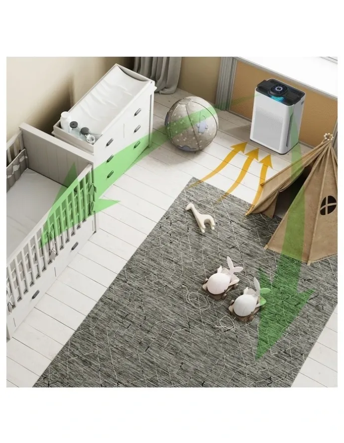 MyGenie MyGenie Pure Max Air Purifier Carbon Filter 5-In-1 Cleaning System 100m2