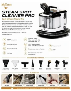 MyGenie MyGenie Steam Spot Cleaner Pro