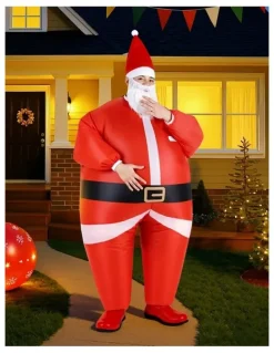 My Plaza Christmas Santa Claus Inflatable Costume