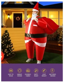 My Plaza Christmas Santa Claus Inflatable Costume