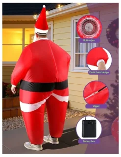 My Plaza Christmas Santa Claus Inflatable Costume