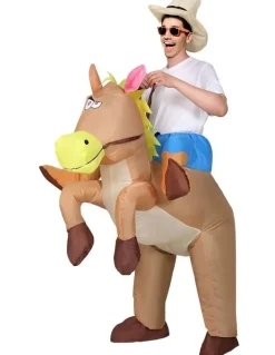 My Plaza Inflatable Cowboy Costume in Brown