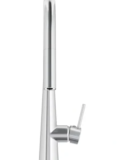 My Plaza Kitchen Mixer Tap Pull Out Round 2 Mode Sink Basin in Silver