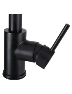 My Plaza Kitchen Mixer Tap Pull Out Rectangle 2 Mode Sink Basin in Black