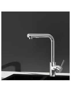 My Plaza Kitchen Mixer Tap Pull Out Rectangle 2 Mode in Silver