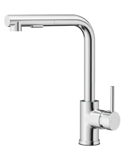 My Plaza Kitchen Mixer Tap Pull Out Rectangle 2 Mode in Silver