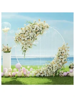 My Plaza 2M Round Backdrop Stand Wedding Background Display