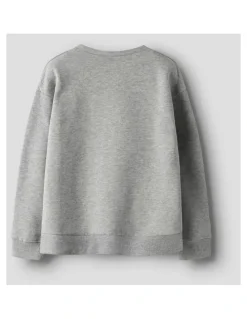 Name It Belisso Relaxed Cotton Sweatshirt in Grey