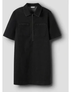 Name It Blake Loose Denim Dress in Black