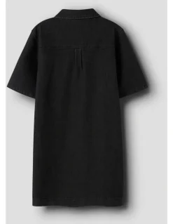 Name It Blake Loose Denim Dress in Black