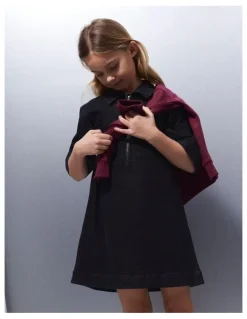 Name It Blake Loose Denim Dress in Black