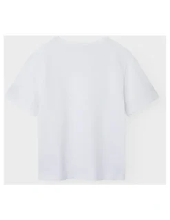 Name It Brody Branded T-Shirt in White