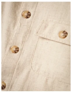 Name It Fanka Long Sleeved Shirt in Peyote Melange