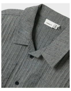 Name It Hekarl Short Sleeved Shirt in Navy