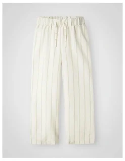 Name It Izteks Wide Stripe Pants in Arcadian Green