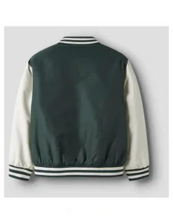 Name It Mains Varsity Jacket in Green