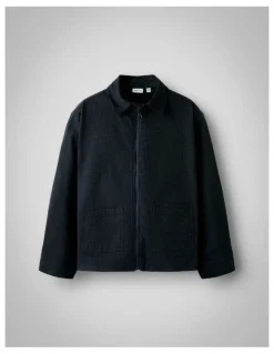Name It Ruding Zip Overshirt in Navy