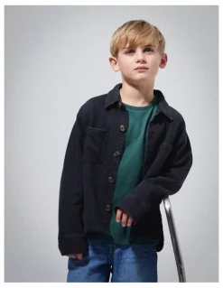 Name It Stefan Buttoned Shirt in Black