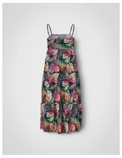 Name It Vinaya Printed Maxi Dress in Navy Aop