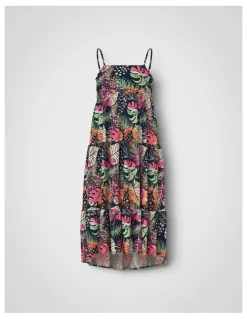 Name It Vinaya Printed Maxi Dress in Navy Aop