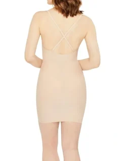 Nancy Ganz Revive Smooth Low Back Slip Shapewear in Beige