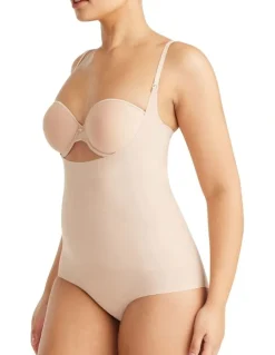 Nancy Ganz Revive Smooth Underbust Bodysuit in Taupe