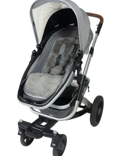 Naturally Sheepskins Lambskin Universal Fit Pram Liner in Grey