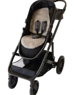 Naturally Sheepskins Luxury Lambskin Shorn Wool Pram Liner in Taupe