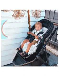 Naturally Sheepskins Luxury Lambskin Pram Liner in Grey