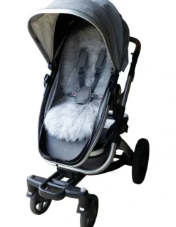 Naturally Sheepskins Luxury Lambskin Pram Liner in Grey
