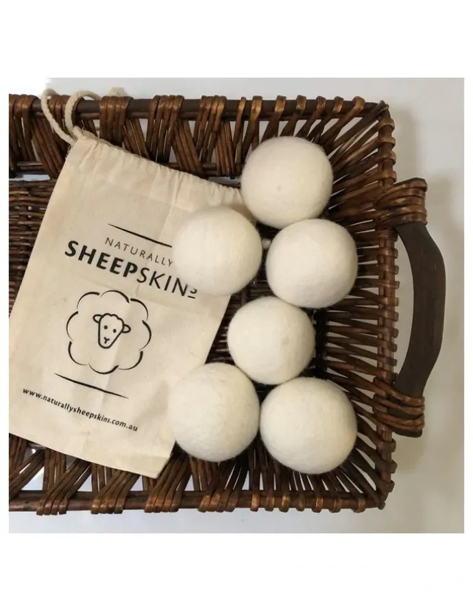 Naturally Sheepskins Naturally Sheepskins Wool Dryer Balls (set of 6)