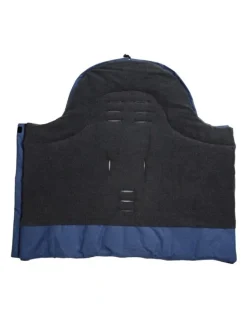 Naturally Sheepskins Naturally Sheepskins Weatherproof Fleece Footmuff (Linear Navy)