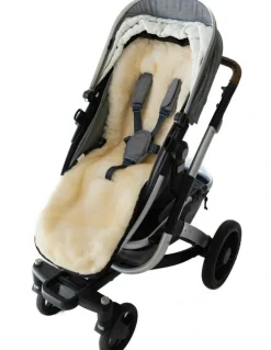 Naturally Sheepskins Weatherproof 2-in-1 Lambskin Pram in Deep Olive