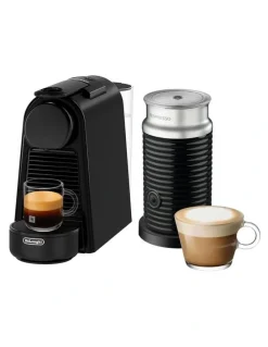 Nespresso Essenza Mini and Milk Capsule Coffee Machine in White EN85BMAE