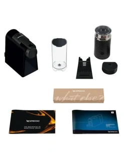Nespresso Essenza Mini and Milk Capsule Coffee Machine in White EN85BMAE
