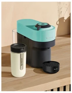 Nespresso Vertuo Pop Capsule Coffee Machine Bundle BNV150MIN4IAN3 in Mint